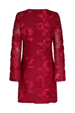 Neo Noir Dirina Big Flower Mesh Dress 167279< Kjoler