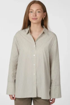 Neo Noir Dita Double Stripe Shirt 166420< Bluser & Skjorter|Ammevenligt Tøj
