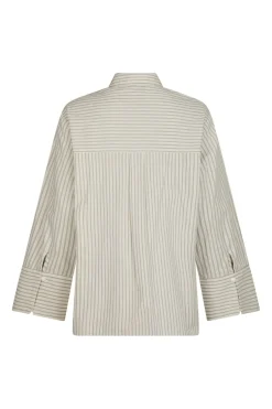 Neo Noir Dita Double Stripe Shirt 166420< Bluser & Skjorter|Ammevenligt Tøj