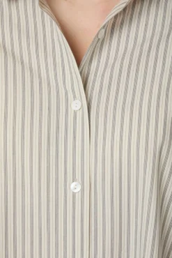 Neo Noir Dita Double Stripe Shirt 166420< Bluser & Skjorter|Ammevenligt Tøj