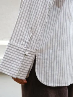 Neo Noir Dita Double Stripe Shirt 166420< Bluser & Skjorter|Ammevenligt Tøj