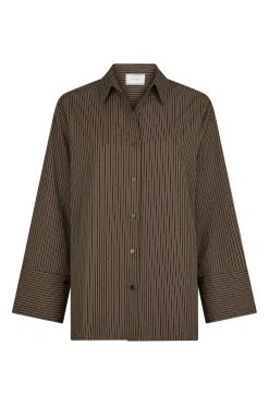 Neo Noir Dita Striped Line Shirt 166888< Bluser & Skjorter|Ammevenligt Tøj