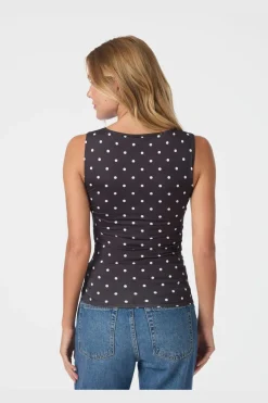 Neo Noir Ditty Jersey Dot Top 167487< T-Shirts & Toppe