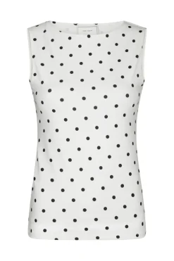Ditty Jersey Dot Top 167487*Neo Noir Discount