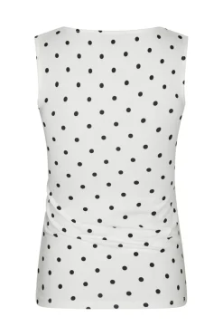 Ditty Jersey Dot Top 167487*Neo Noir Discount