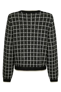 Neo Noir Doro Stitch Knit Cardigan 164513< Cardigans|Ammevenligt Tøj