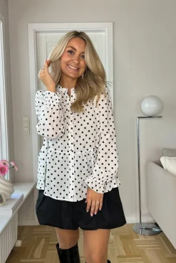 Dot Blouse 127510B*Dear Molly Hot