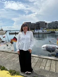 Dot Blouse 127510B*Dear Molly Hot