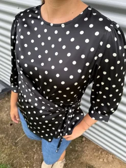 Dear Molly Dot Top 155563C< Bluser & Skjorter