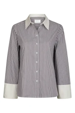 Dranila Stripe Shirt 165982*Neo Noir