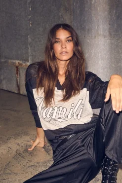 Haute L'Amitié Drift Mix Logo Blouse HL10323< Bluser & Skjorter