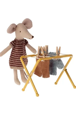 Maileg Drying Rack, Mouse<Børn Bad, Leg & Interiør