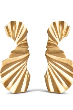 Enamel Copenhagen Earring, Big Wave< Øreringe