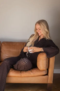 Molly&My x Julie Elgaard Elina Knit Blouse 167102< Sæt 🛍️|Bluser & Skjorter