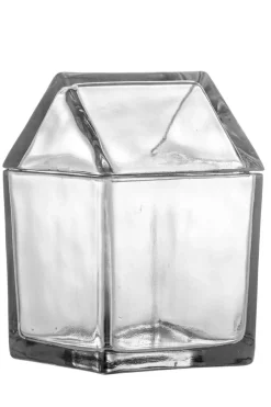 Bloomingville Elius Krukke m/låg, Klar, Genanvendt Glas 82068543< Dekoration Til Hjemmet