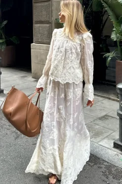 BYIC Ellinoric Lace Maxi Skirt< Nederdele