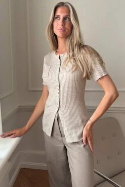 BYIC Elmaic Ss Cardigan 1196-s< Cardigans|Ammevenligt Tøj