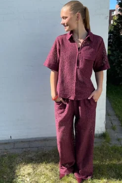 Sisters Point Elsia-Sh.Ss 18972< Sæt 🛍️|Bluser & Skjorter