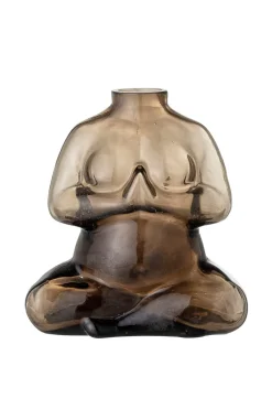 Bloomingville Elze Vase, Brun, Glas< Dekoration Til Hjemmet