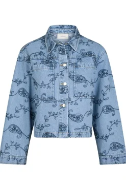 Neo Noir Emilia Embrodiery Jacket 164790< Sæt 🛍️|Overtøj & Jakker