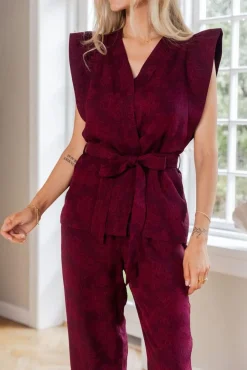 Molly&My x Julie Elgaard Emma Jacquard Vest 167095< Sæt 🛍️|Overtøj & Jakker