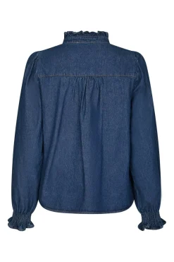 Emmeline Denim Blouse 164434*Neo Noir Sale