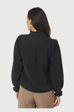 Emmeline Denim Blouse 164434*Neo Noir Hot