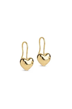 Enamel Copenhagen Enearrings, Poma Drop Heart E443G< Øreringe
