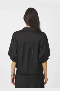 Neo Noir Etta Heavy Sateen Shirt 167036< Bluser & Skjorter|Ammevenligt Tøj