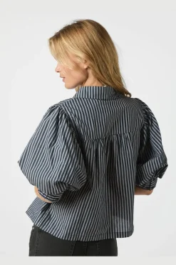 Neo Noir Etta Stripe Shirt 166862< Bluser & Skjorter|Ammevenligt Tøj