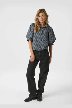 Neo Noir Etta Stripe Shirt 166862< Bluser & Skjorter|Ammevenligt Tøj