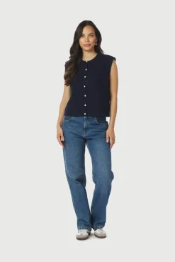 Neo Noir Everest Knit Vest 164870< Strik|Bluser & Skjorter