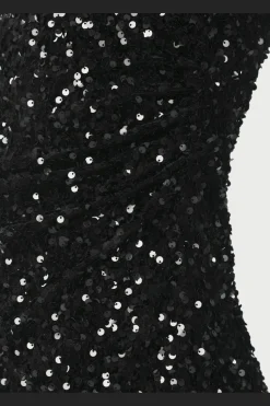 Neo Noir Fanya Velvet Sequins Dress 167187< Kjoler