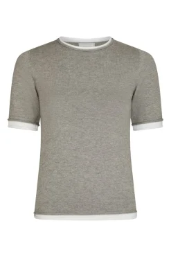 Neo Noir Fauna Double Knit Tee 166372< Strik|Bluser & Skjorter