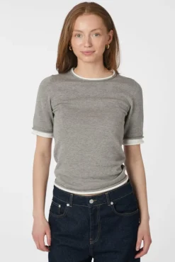 Neo Noir Fauna Double Knit Tee 166372< Strik|Bluser & Skjorter