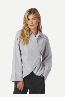 Neo Noir Fenli Striped Shirt 165677< Bluser & Skjorter|Ammevenligt Tøj