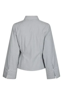Neo Noir Fenli Striped Shirt 165677< Bluser & Skjorter|Ammevenligt Tøj