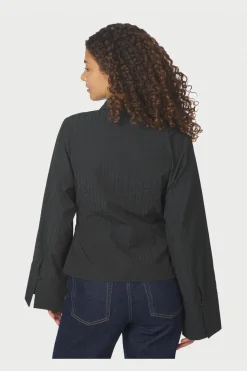 Fenli Tone Stripe Shirt 167434*Neo Noir Best