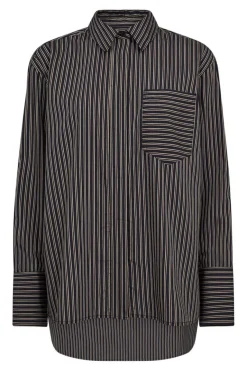 Co´Couture Finacc Stripe Shirt 35880< Bluser & Skjorter|Ammevenligt Tøj