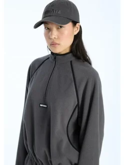 Fleece Half Zip Jacket 1153681205*Rotate Best