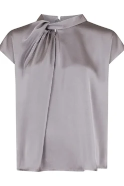 Neo Noir Fleur Drapy Satin Blouse< Bluser & Skjorter