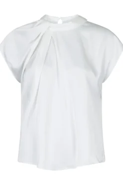 Neo Noir Fleur Drapy Satin Blouse< Bluser & Skjorter