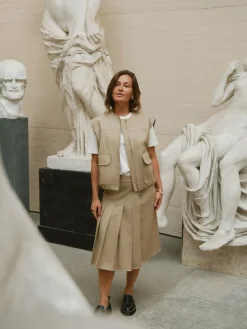 Flo Balloon Twill Vest 167190*Neo Noir Best