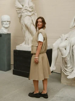 Flo Balloon Twill Vest 167190*Neo Noir Best