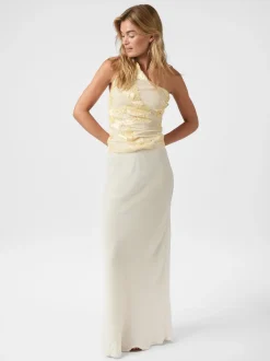 Neo Noir Florini Big Flower Mesh Top 166166< T-Shirts & Toppe