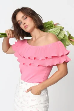 Flounce Top C424*Cras Clearance