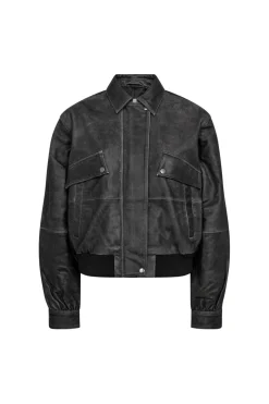 Co´Couture Floydcc Leather Bomber 40008< Overtøj & Jakker
