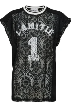 Football Lace Frill Top HL10124*Haute L'Amitié Hot