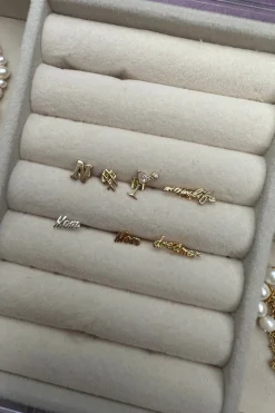 Forgyldt ørering*Mellow Moon Clearance