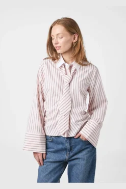 Neo Noir Francesca Stripe Shirt 981< Bluser & Skjorter